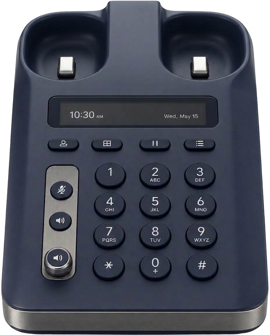 Navy desk telephone base