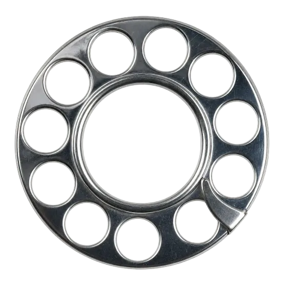 Interactive rotary dial wheel - touch any hole and drag clockwise to the stop